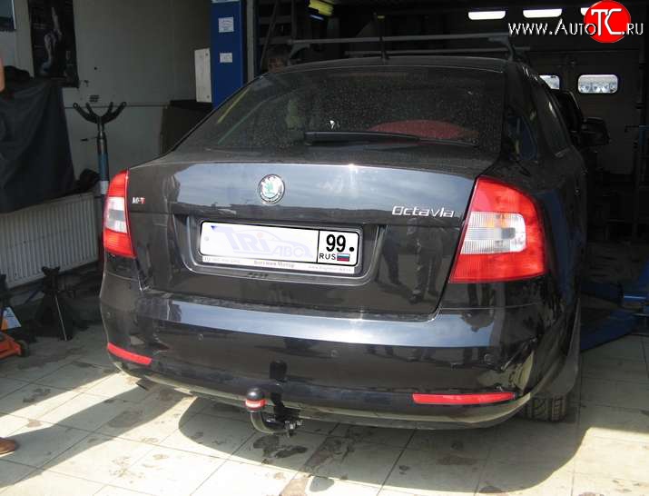 13 949 р. Фаркоп NovLine Skoda Octavia A7 дорестайлинг лифтбэк (2012-2017)  с доставкой в г. Владивосток