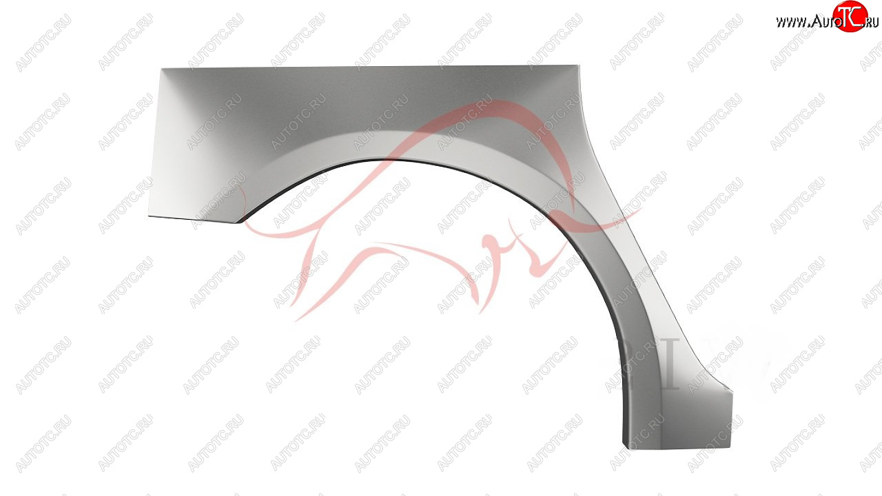 2 189 р. Правая задняя ремонтная арка (внешняя) Wisentbull Skoda Praktik (2007-2015)  с доставкой в г. Владивосток