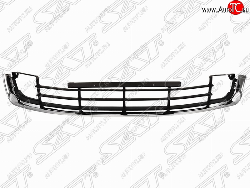 2 999 р. Решётка в передний бампер (с хром молдингом) SAT  Skoda Superb ( B6 (3T),  B6 (3T5)) (2008-2013) лифтбэк дорестайлинг, универсал доресталийнг  с доставкой в г. Владивосток