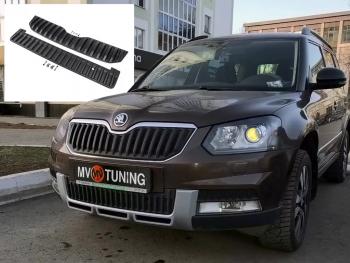 2 999 р. Заглушка воздухозаборника бампера (нижняя, OUTDOOR) MV-Tuning  Skoda Yeti (2013-2018) (Текстурная поверхность)  с доставкой в г. Владивосток. Увеличить фотографию 2