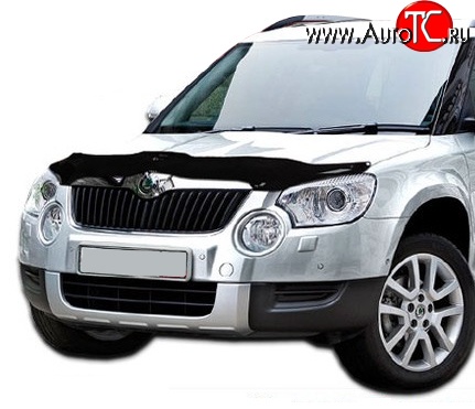 2 199 р. Дефлектор капота NovLine Skoda Yeti (2009-2013)  с доставкой в г. Владивосток