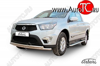 13 949 р. Обвес переднего бампера Arbori SSANGYONG Actyon Sport (2012-2024)  с доставкой в г. Владивосток