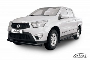 6 659 р. Обвес переднего бампера Arbori  SSANGYONG Actyon Sport (2012-2025)  с доставкой в г. Владивосток. Увеличить фотографию 1