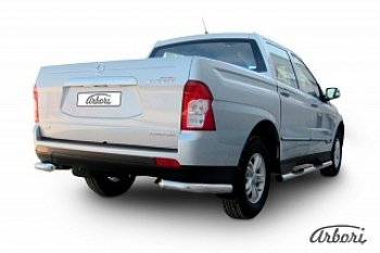 Защита заднего бампера Arbori SSANGYONG Actyon Sport (2012-2025)