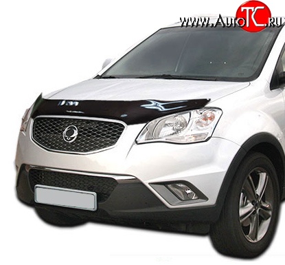 2 879 р. Дефлектор капота NovLine SSANGYONG Actyon дорестайлинг (2010-2013)  с доставкой в г. Владивосток