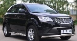 26 999 р. Широкая защита порогов SLITKOFF  SSANGYONG Actyon (2010-2013) дорестайлинг  с доставкой в г. Владивосток. Увеличить фотографию 4