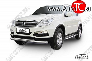 14 219 р. Обвес переднего бампера Arbori SSANGYONG Rexton Y290 (2012-2017)  с доставкой в г. Владивосток