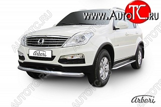 12 689 р. Обвес переднего бампера Arbori SSANGYONG Rexton Y290 (2012-2017)  с доставкой в г. Владивосток