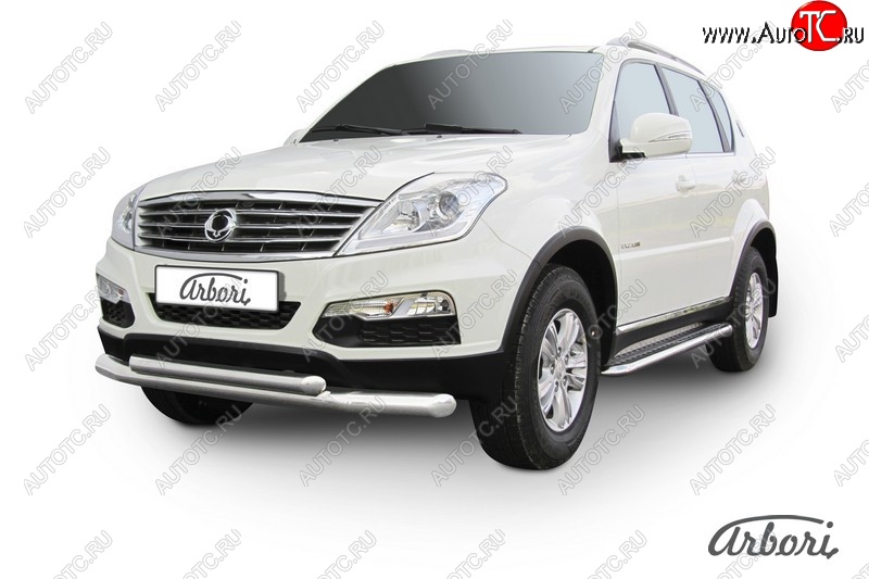 15 749 р. Обвес переднего бампера Arbori SSANGYONG Rexton Y290 (2012-2017)  с доставкой в г. Владивосток