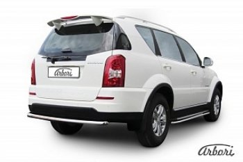 Защита заднего бампера Arbori SSANGYONG Rexton Y290 (2012-2017)