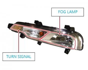 8 399 р. Левая противотуманная фара SSANGYONG SSANGYONG Rexton Y290 (2012-2017)  с доставкой в г. Владивосток. Увеличить фотографию 6