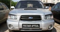 1 099 р. Реснички фар RA  Subaru Forester  SG (2002-2005) дорестайлинг (Неокрашенные)  с доставкой в г. Владивосток. Увеличить фотографию 3