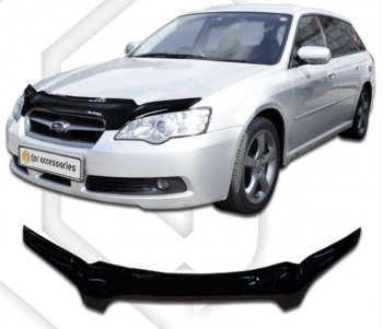 Дефлектор капота CA-Plastiс Subaru (Субару) Outback (Аутбэк)  BP (2003-2006) BP дорестайлинг универсал