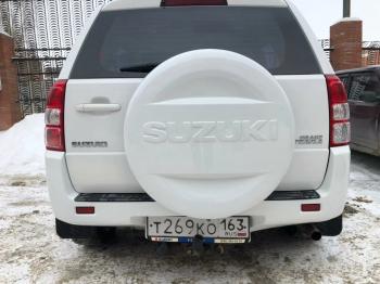 6 949 р. Пластиковый колпак запасного колеса SUZUKI (верхняя часть, 225/70/16) Suzuki Grand Vitara JT 5 дверей дорестайлинг (2005-2008) (неокрашенный)  с доставкой в г. Владивосток. Увеличить фотографию 10