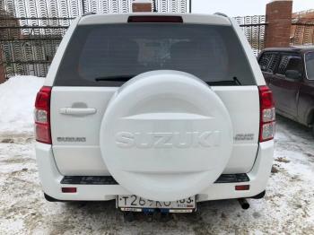 6 949 р. Пластиковый колпак запасного колеса SUZUKI (верхняя часть, 225/70/16) Suzuki Grand Vitara JT 5 дверей дорестайлинг (2005-2008) (неокрашенный)  с доставкой в г. Владивосток. Увеличить фотографию 11