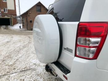 6 949 р. Пластиковый колпак запасного колеса SUZUKI (верхняя часть, 225/70/16) Suzuki Grand Vitara JT 5 дверей дорестайлинг (2005-2008) (неокрашенный)  с доставкой в г. Владивосток. Увеличить фотографию 12