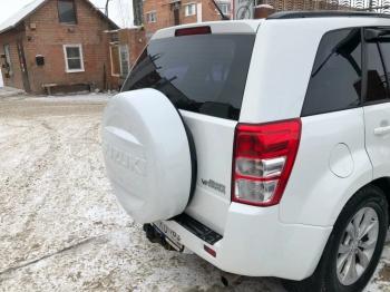 6 949 р. Пластиковый колпак запасного колеса SUZUKI (верхняя часть, 225/70/16) Suzuki Grand Vitara JT 5 дверей дорестайлинг (2005-2008) (неокрашенный)  с доставкой в г. Владивосток. Увеличить фотографию 13