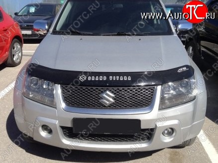 999 р. Дефлектор капота Russtal Suzuki Grand Vitara JT 3 двери дорестайлинг (2005-2008)  с доставкой в г. Владивосток