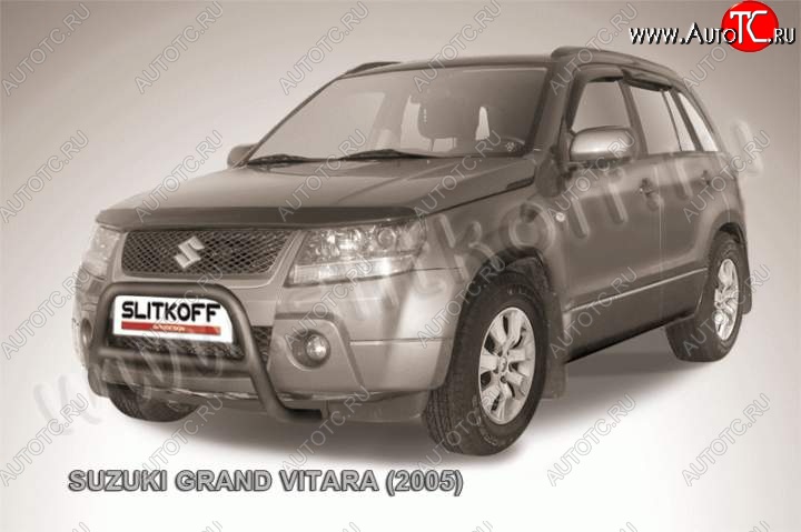 18 999 р. Кенгурятник d57 низкий  Suzuki Grand Vitara ( JT 3 двери,  JT 5 дверей) (2008-2012) 1-ый рестайлинг, 1-ый рестайлинг (Цвет: серебристый)  с доставкой в г. Владивосток