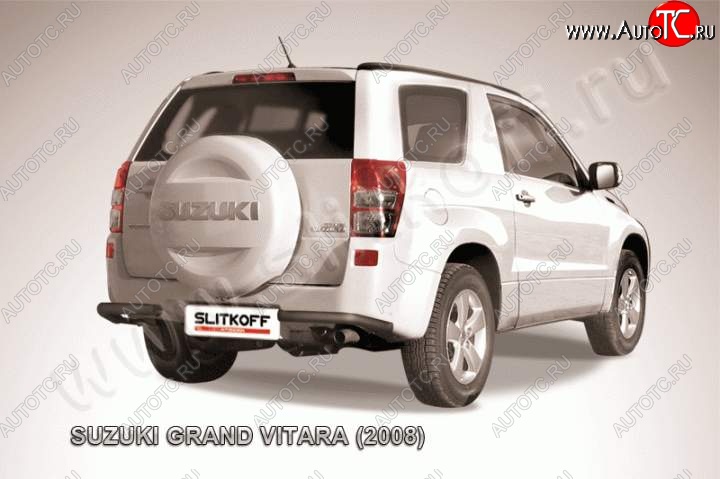 5 699 р. Уголки d57 Suzuki Grand Vitara JT 3 двери дорестайлинг (2005-2008) (Цвет: серебристый)  с доставкой в г. Владивосток