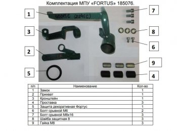 11 749 р. Замок КПП FORTUS АТ Suzuki SX4 JYB, JYA хэтчбэк дорестайлинг (2013-2016)  с доставкой в г. Владивосток. Увеличить фотографию 3