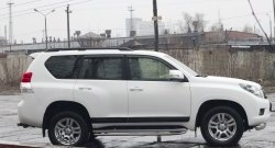 4 699 р. Молдинги RA Toyota Land Cruiser Prado J150 1-ый рестайлинг (2013-2017) (Поверхность глянец (под окраску), Неокрашенные)  с доставкой в г. Владивосток. Увеличить фотографию 2