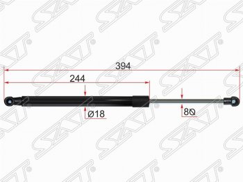 Газовый упор крышки багажника SAT Toyota (Тойота) Auris (Аурис)  E180 (2012-2016) E180 хэтчбэк 5 дв. дорестайлинг