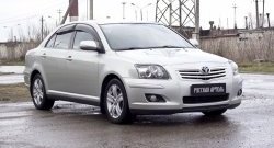 549 р. Реснички на фары RA Toyota Avensis T250 универсал дорестайлинг (2003-2006) (Неокрашенные)  с доставкой в г. Владивосток. Увеличить фотографию 5