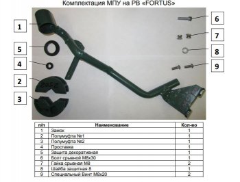 9 299 р. Замок рулевого вала FORTUS (бесштыревой) Toyota C-HR NGX10, ZGX10 рестайлинг (2019-2025)  с доставкой в г. Владивосток. Увеличить фотографию 3