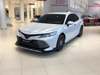 16 899 р. Накладка переднего бампера HEMMES Toyota Camry XV70 дорестайлинг (2017-2021)  с доставкой в г. Владивосток. Увеличить фотографию 3