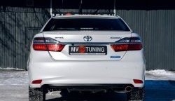 4 649 р. Козырёк на заднее стекло Tuning-Sport Toyota Camry XV55 1-ый рестайлинг (2014-2017) (Неокрашенный)  с доставкой в г. Владивосток. Увеличить фотографию 4