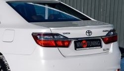 4 649 р. Козырёк на заднее стекло Tuning-Sport Toyota Camry XV55 1-ый рестайлинг (2014-2017) (Неокрашенный)  с доставкой в г. Владивосток. Увеличить фотографию 5