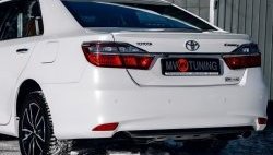 4 649 р. Козырёк на заднее стекло Tuning-Sport Toyota Camry XV55 1-ый рестайлинг (2014-2017) (Неокрашенный)  с доставкой в г. Владивосток. Увеличить фотографию 6