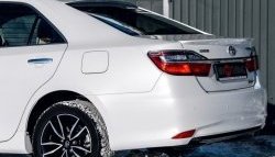 4 649 р. Козырёк на заднее стекло Tuning-Sport Toyota Camry XV55 1-ый рестайлинг (2014-2017) (Неокрашенный)  с доставкой в г. Владивосток. Увеличить фотографию 7