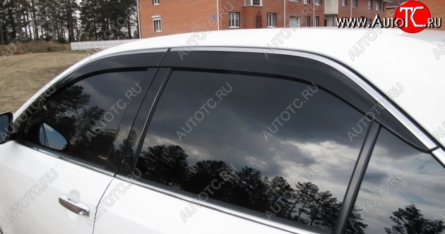 5 349 р. Комплект дефлекторов окон СТ Toyota Camry XV50 дорестайлинг (2011-2014)  с доставкой в г. Владивосток