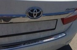 4 199 р. Защитная накладка на задний бампер СТ Toyota Camry XV50 дорестайлинг (2011-2014)  с доставкой в г. Владивосток. Увеличить фотографию 2