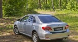 1 469 р. Защитная накладка на задний бампер RA  Toyota Corolla  E150 (2006-2010) седан дорестайлинг  с доставкой в г. Владивосток. Увеличить фотографию 2