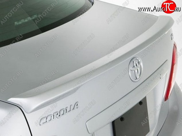 4 899 р. Спойлер CT  Toyota Corolla  E150 (2006-2010) седан дорестайлинг (Неокрашенный)  с доставкой в г. Владивосток