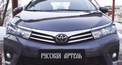 1 169 р. Реснички на фары RA  Toyota Corolla  E180 (2013-2016) дорестайлинг (Неокрашенные)  с доставкой в г. Владивосток. Увеличить фотографию 3