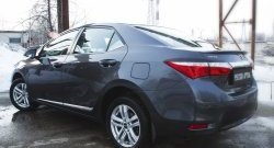 839 р. Реснички на фонари RA Toyota Corolla E180 дорестайлинг (2013-2016) (Неокрашенные)  с доставкой в г. Владивосток. Увеличить фотографию 3