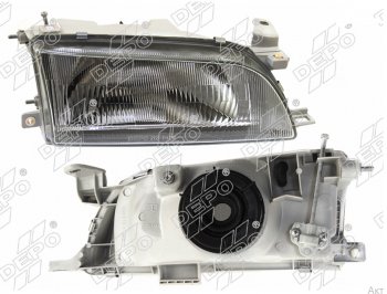 Правая фара (Евросвет) DEPO Toyota Corolla  E100 (1991-2002) седан, универсал