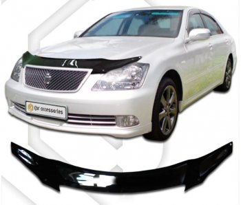 Дефлектор капота CA-Plastiс Toyota Crown S180 седан рестайлинг (2005-2008)