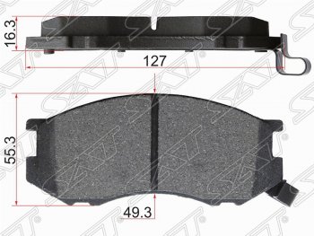 Колодки тормозные (передние) SAT Toyota Estima Emina XR10, XR20 минивэн 2-ой рестайлинг (1996-1999)