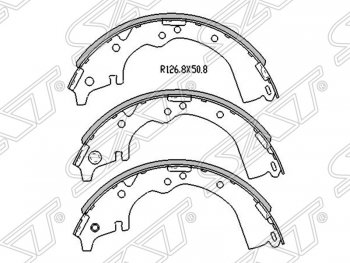 Колодки тормозные SAT (задние)  Estima  XR10,XR20, Estima Emina  XR10, XR20