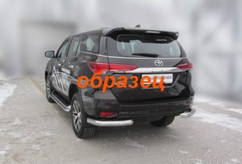 Уголки d76 Toyota (Тойота) Fortuner (Фортунер)  AN160 (2015-2020) AN160 дорестайлинг