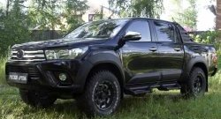 24 999 р. Расширитель арки RA (вылет 25 мм, комплект)  Toyota Hilux  AN120 (2016-2020) дорестайлинг (Поверхность шагрень)  с доставкой в г. Владивосток. Увеличить фотографию 5