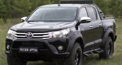 24 999 р. Расширитель арки RA (вылет 50 мм, комплект)  Toyota Hilux  AN120 (2016-2020) дорестайлинг (Поверхность шагрень)  с доставкой в г. Владивосток. Увеличить фотографию 4