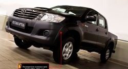 19 999 р. Накладки на колёсные арки RA (комплект)  Toyota Hilux  AN20,AN30 (2011-2016)  2-ой рестайлинг (Поверхность глянец (под окраску), Неокрашенные)  с доставкой в г. Владивосток. Увеличить фотографию 3