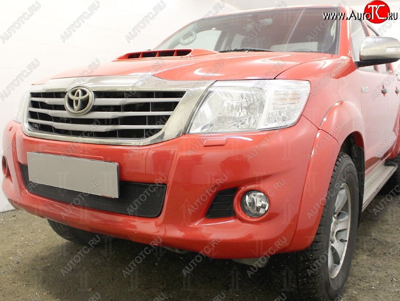 1 499 р. Защитная решётка в воздуховод автомобиля Russtal  Toyota Hilux  AN20,AN30 (2011-2016)  2-ой рестайлинг  с доставкой в г. Владивосток