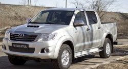 999 р. Зимняя заглушка решетки переднего бампера РА  Toyota Hilux  AN20,AN30 (2011-2016)  2-ой рестайлинг  с доставкой в г. Владивосток. Увеличить фотографию 3